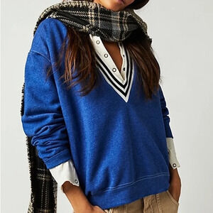 FP Tricia Fix Collegiate V-Neck Pullover